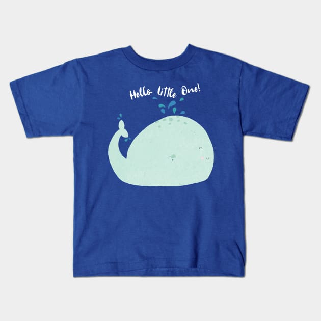 Hello Little One Kids T-Shirt by coryreid_illustration